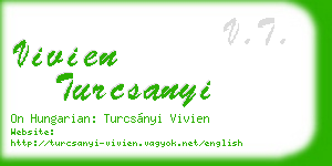 vivien turcsanyi business card