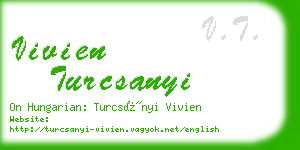 vivien turcsanyi business card